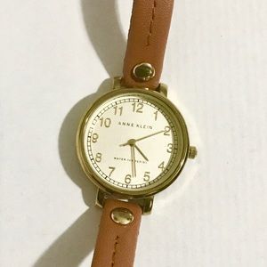 Anne Klein Leather Watch